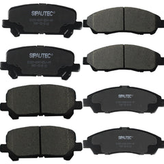 SIPAUTEC front and rear ceramic brake pads for Honda Pilot provide low dust and smooth braking.