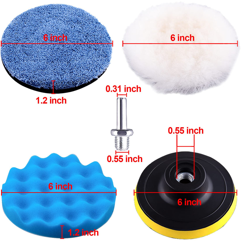SIQUK hook and loop pad for secure attachment during polishing