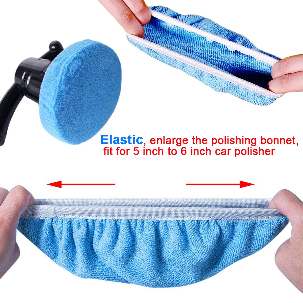 SIQUK non-woven buffing bonnet offers durable scrubbing action