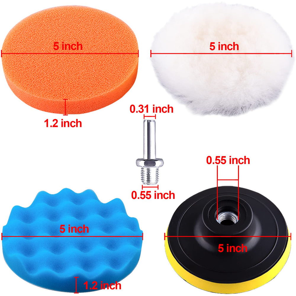 SIQUK wave sponge polishing pad for controlled polishing on curves and edges.