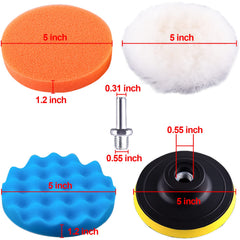 SIQUK wave sponge polishing pad for controlled polishing on curves and edges.