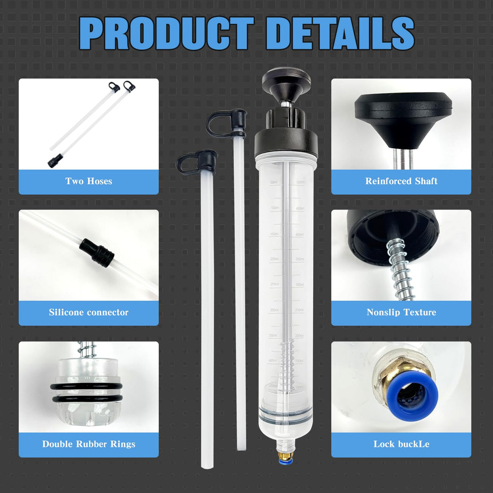 Sitroasho high-capacity extractor drains multiple quarts efficiently from vehicles.