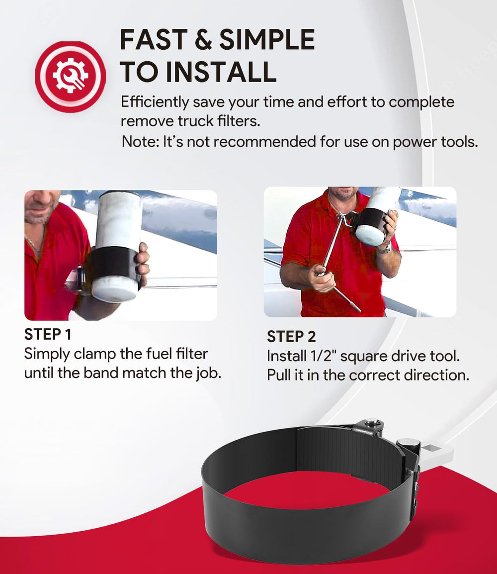 Rust-resistant black powder coating helps extend tool life in shop environments.