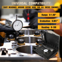Sixcow 6434 dial indicator kit with base for fast, repeatable readings