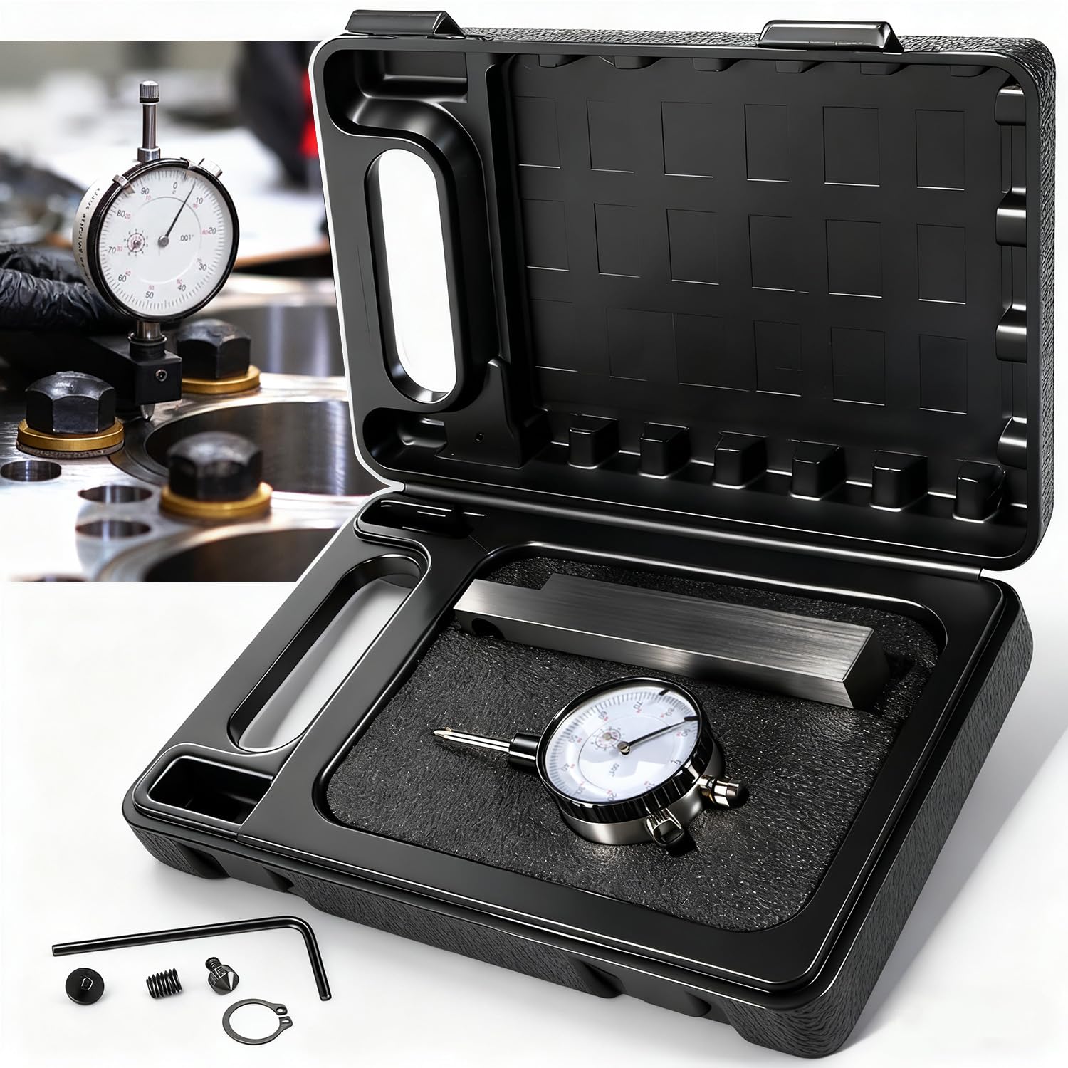 Sixcow 6434 sleeve height gauge for precise diesel bore measurements