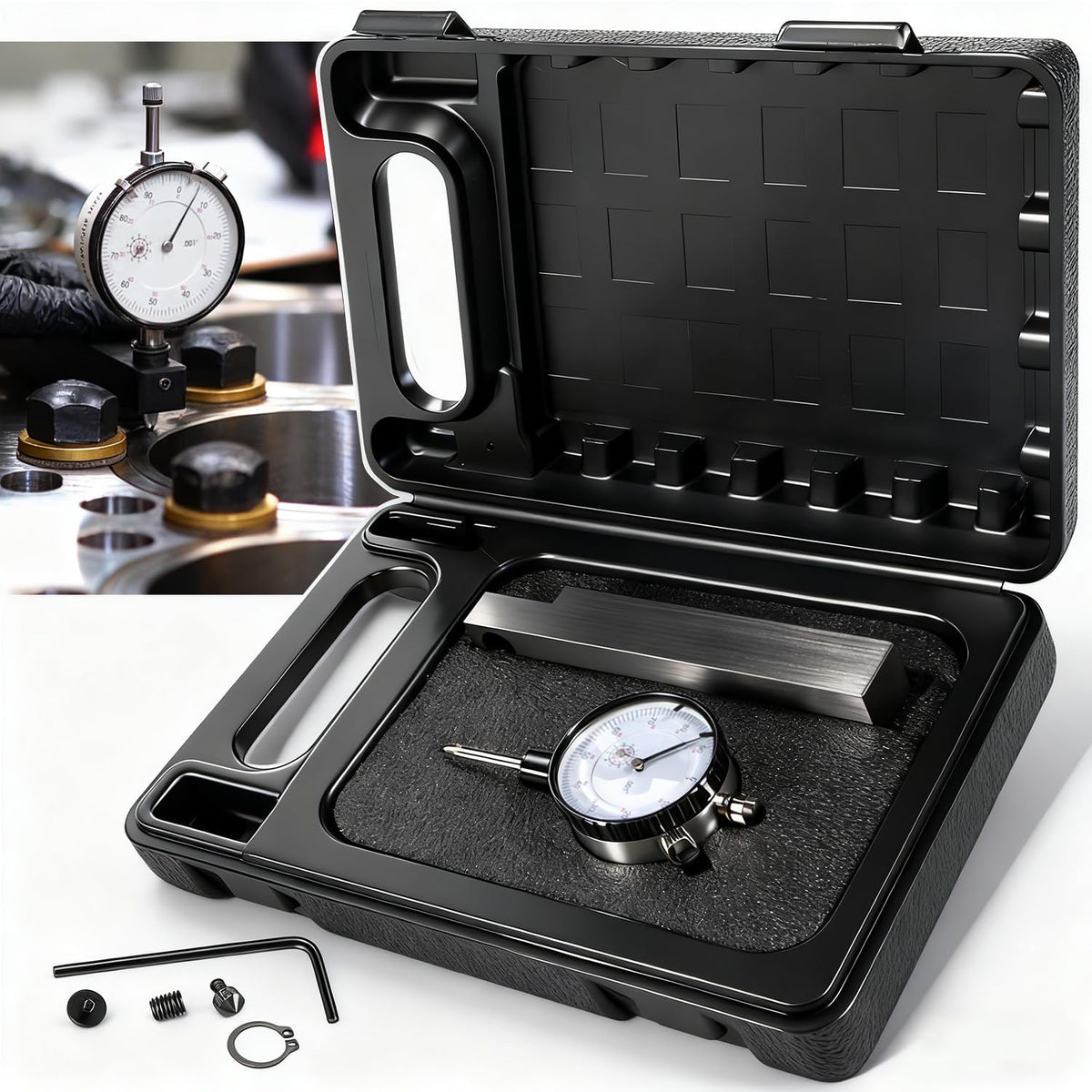 Sixcow 6434 sleeve height gauge for precise diesel bore measurements