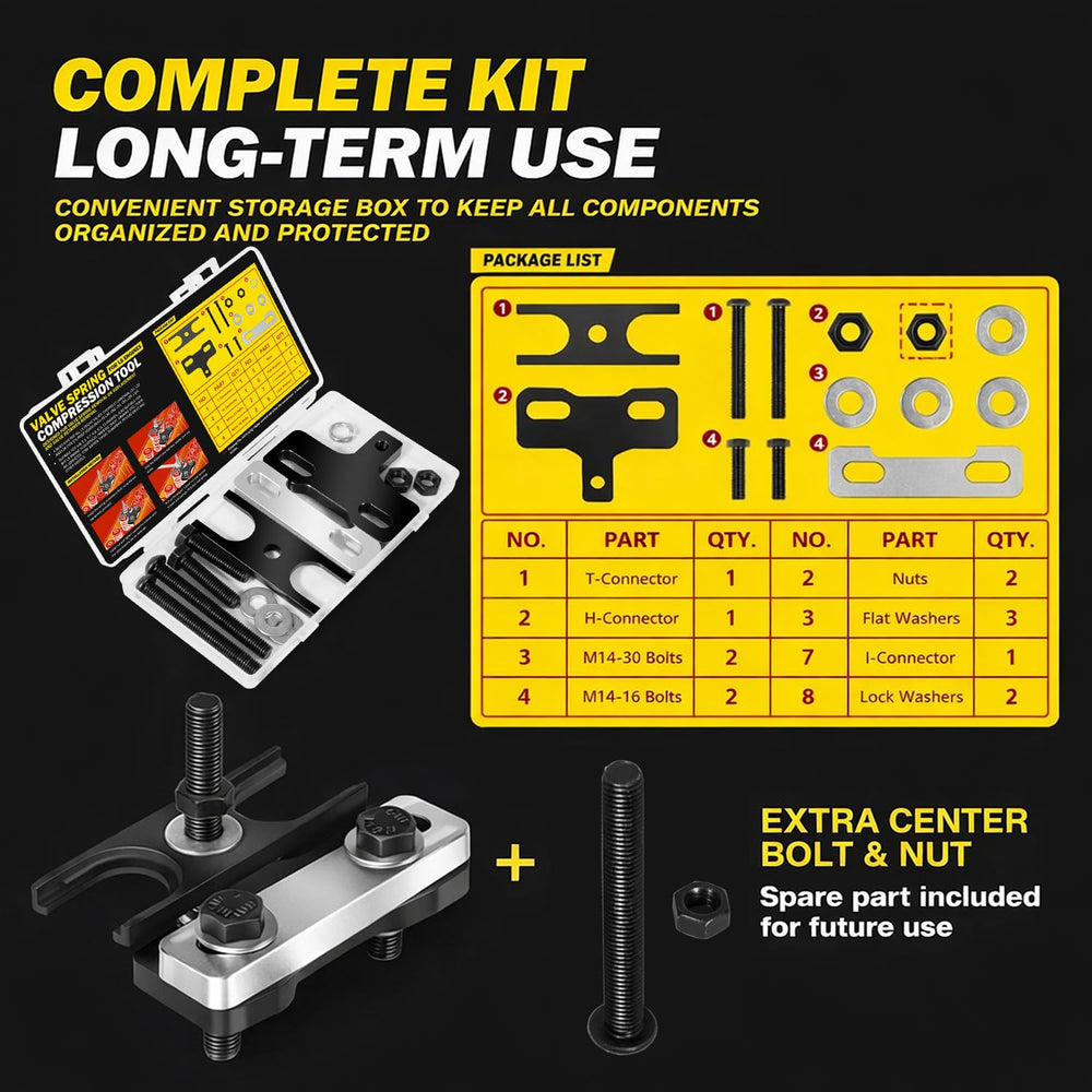 Bottom aluminum plate and stud mounting provide precise alignment during use.