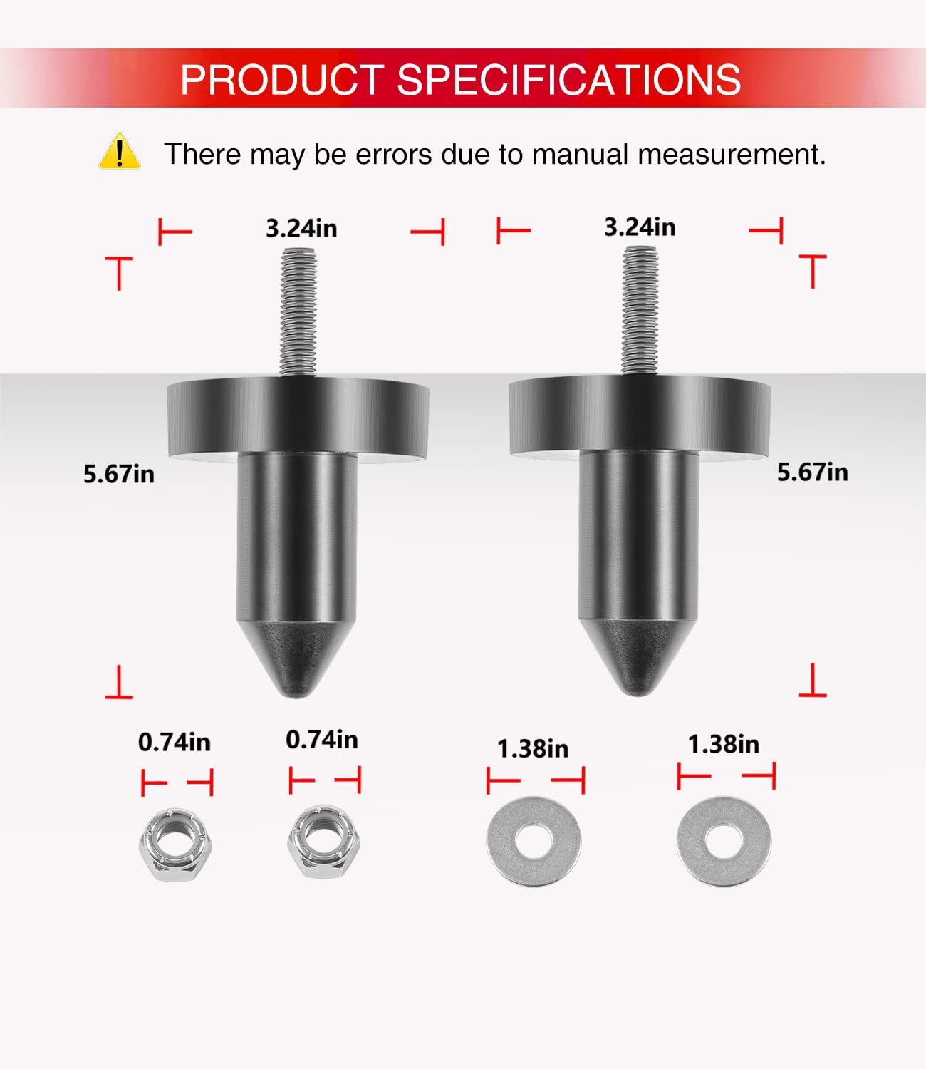 Sixcow hood pin poly installation-ready package image.