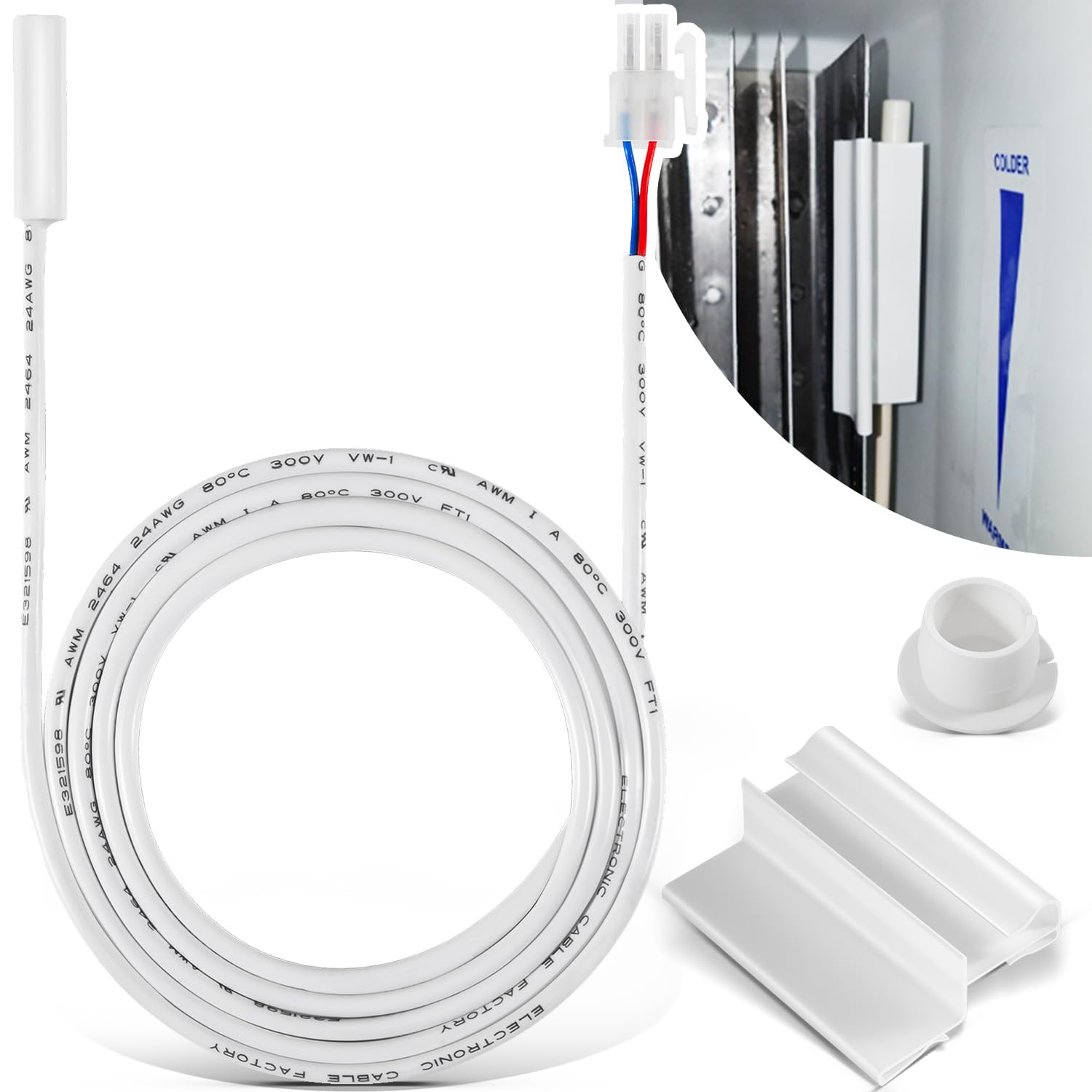 Sixcow thermistor kit front view for quick RV installation