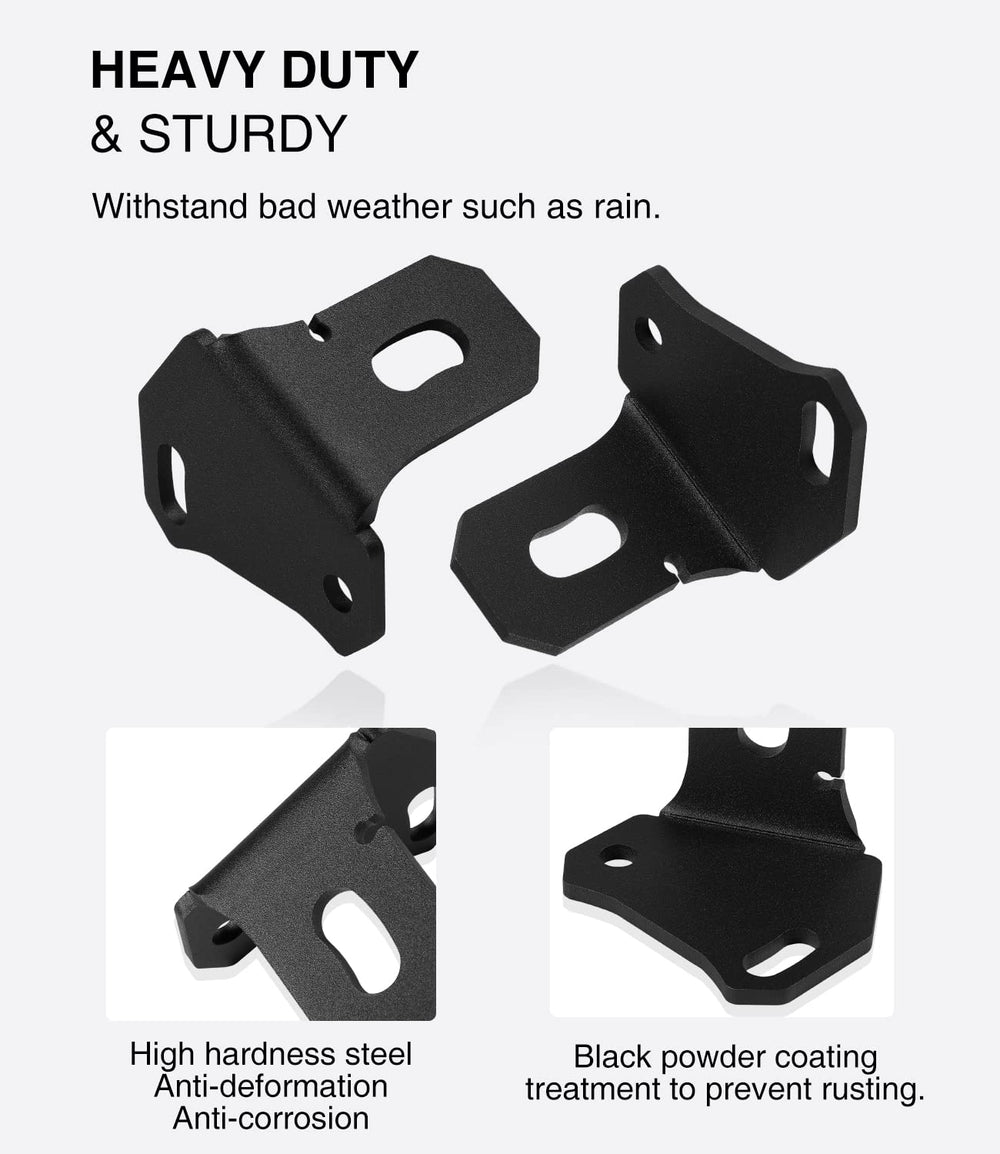 Sixcow X3 black powder-coated mount resists rust in wet weather