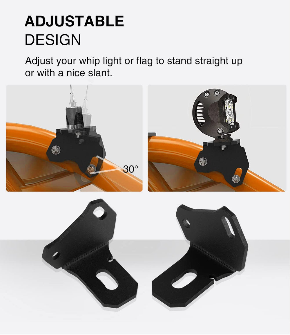 Sixcow X3 easy-install brackets bolt on without drilling