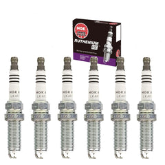 Sixity Auto NGK Ruthenium HX spark plugs for Ford F-150 2.7L V6 with improved ignition.
