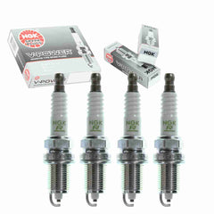 Sixity Auto NGK V-Power spark plugs in box for easy replacement planning.