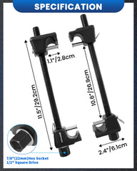 SIXIWANZI acme rod with detent pins ensuring stable locking during operation
