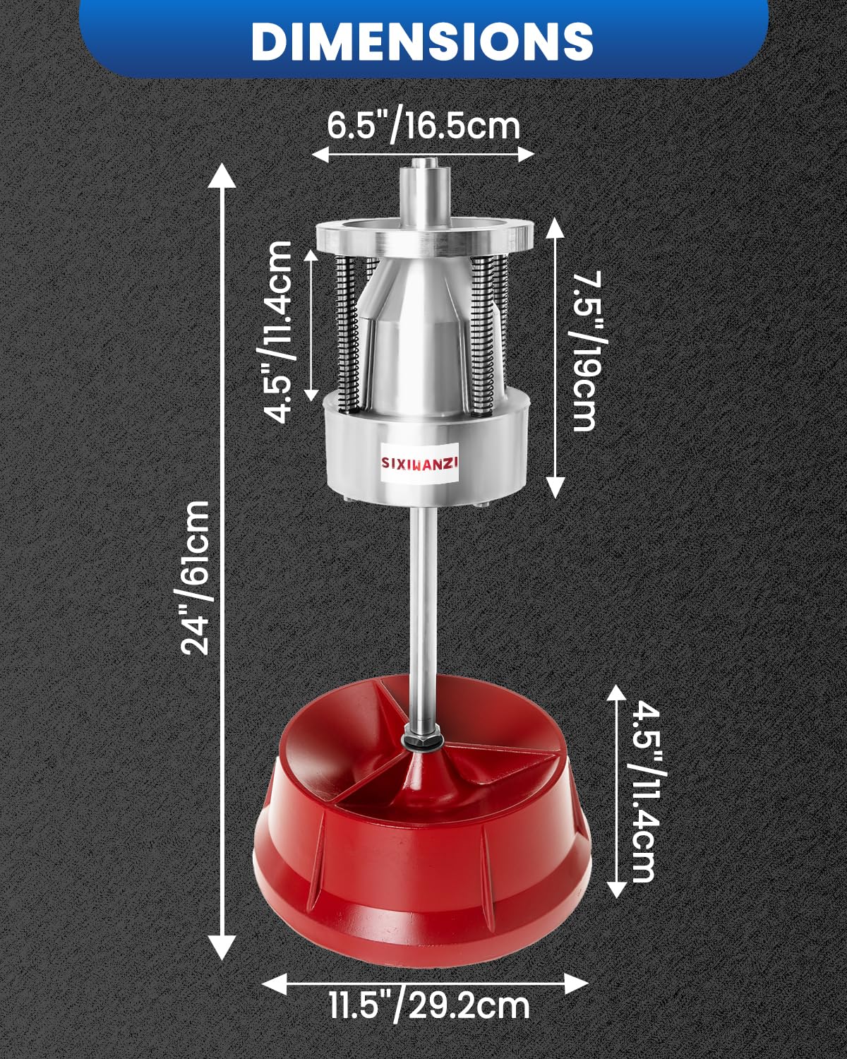 Sixiwanzi aluminum assembly close-up emphasizes durable construction for long-lasting garage use.
