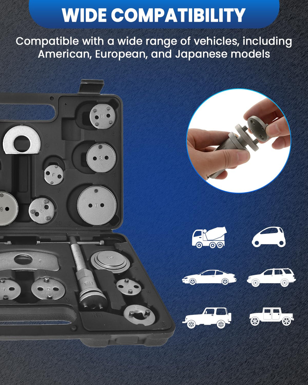 SIXIWANZI ABS carrying case keeps tools organized for quick work