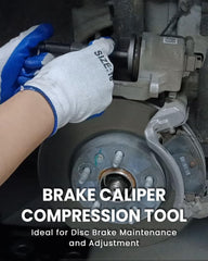 SIXIWANZI brake caliper tool with left-handed thrust bolt for piston retraction