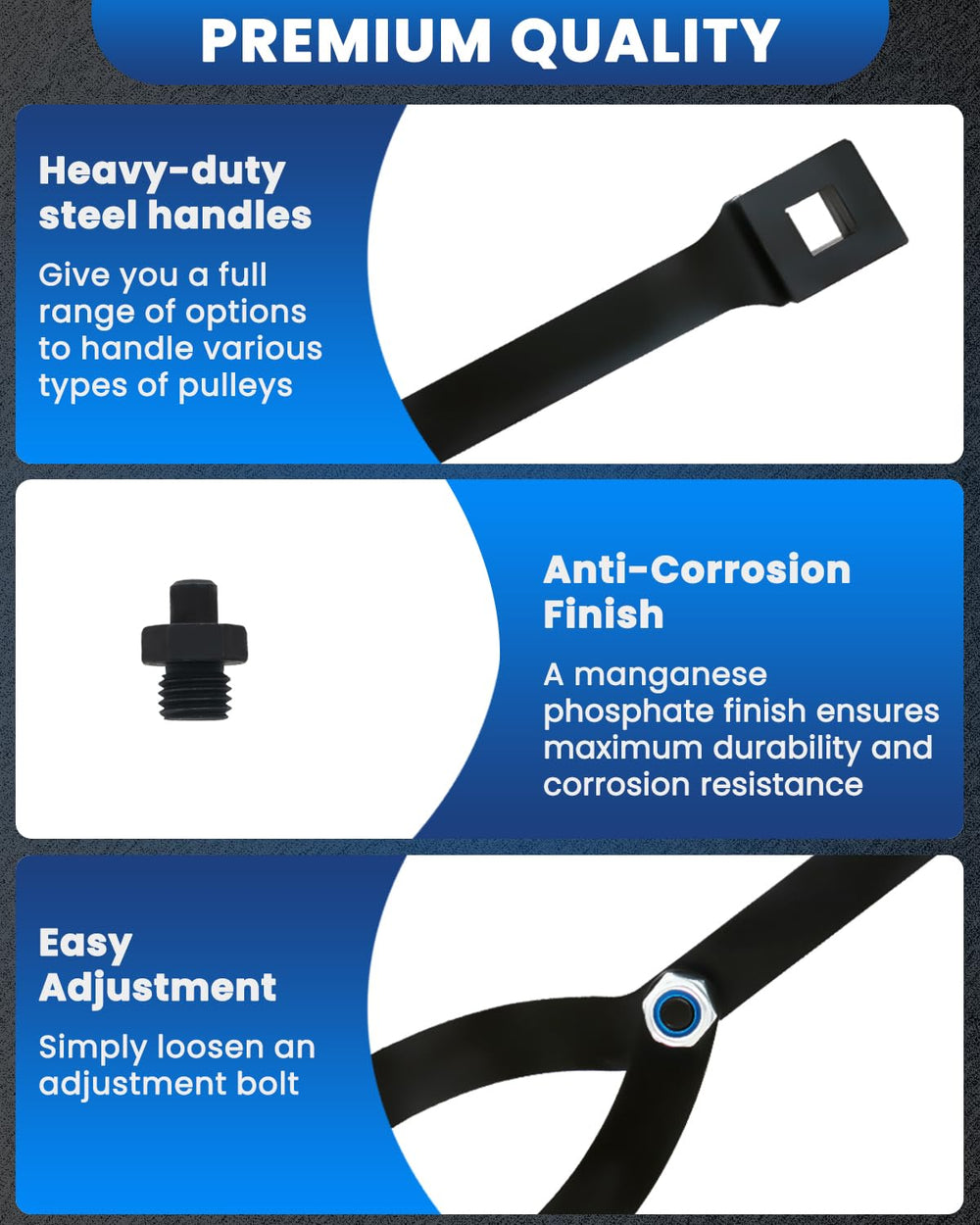 SIXIWANZI compatibility with 1/2-inch drive ratchets for extended reach