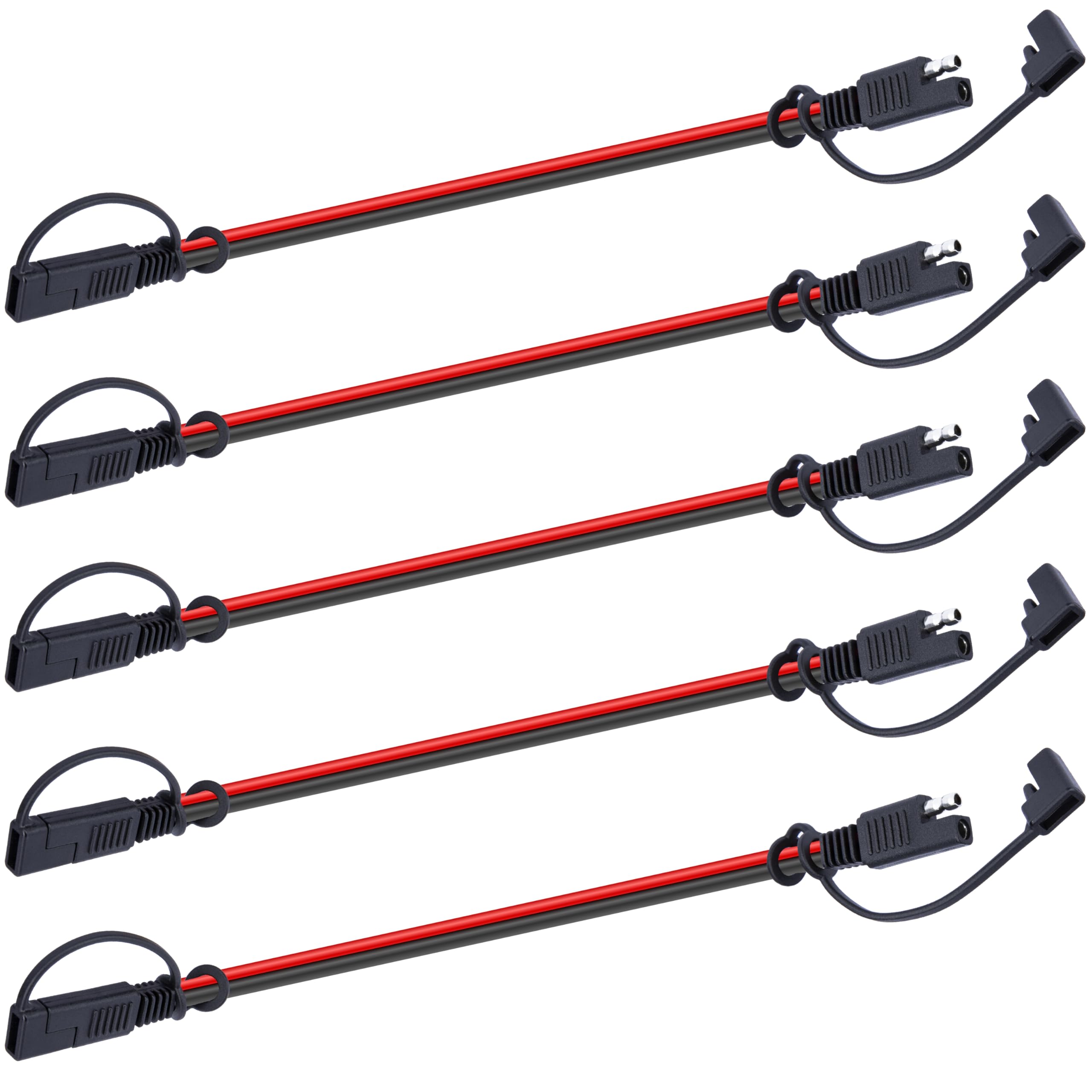 Sixzoo 10 AWG quick-disconnect SAE connector, 12inch, for reliable high-current links
