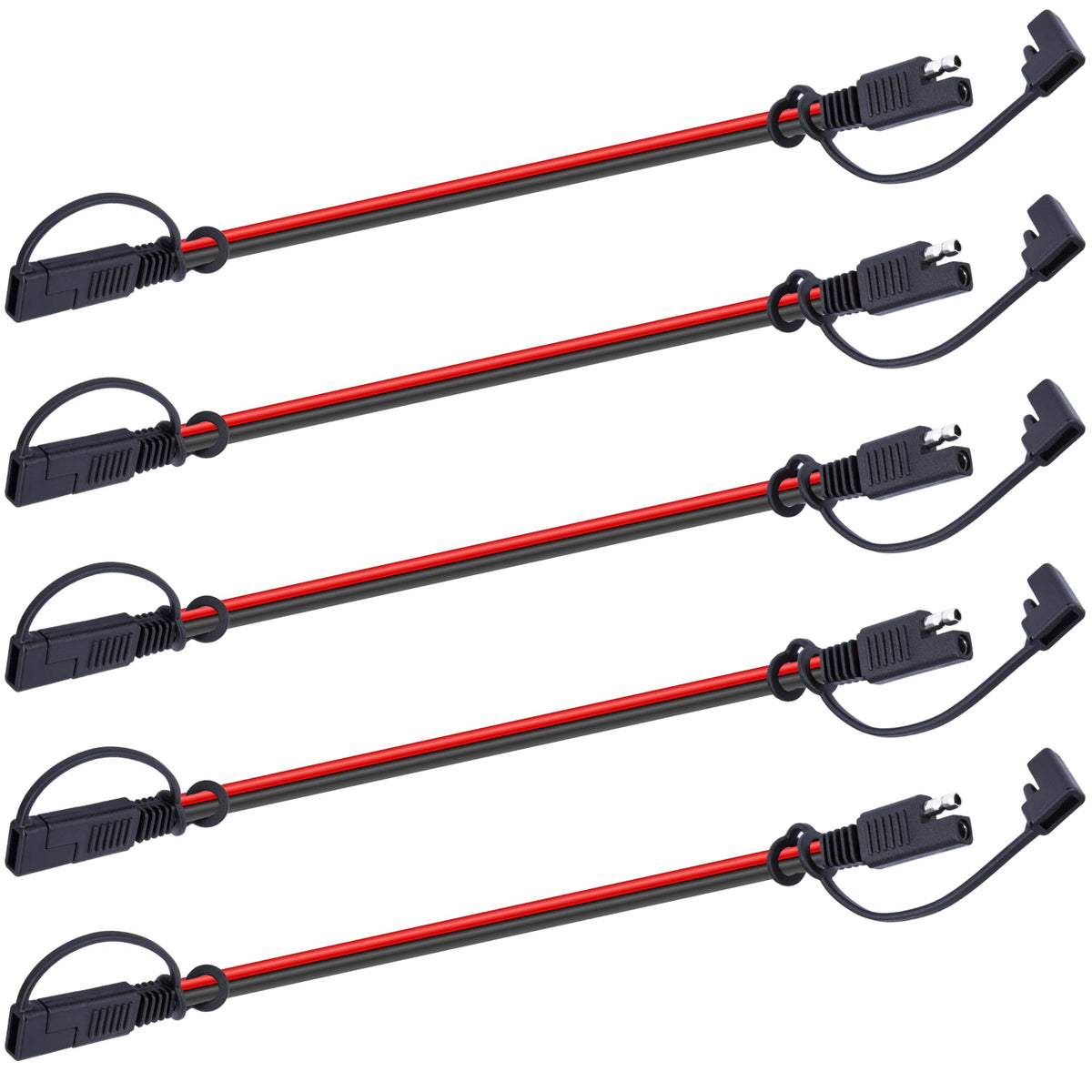 Sixzoo 10 AWG quick-disconnect SAE connector, 12inch, for reliable high-current links