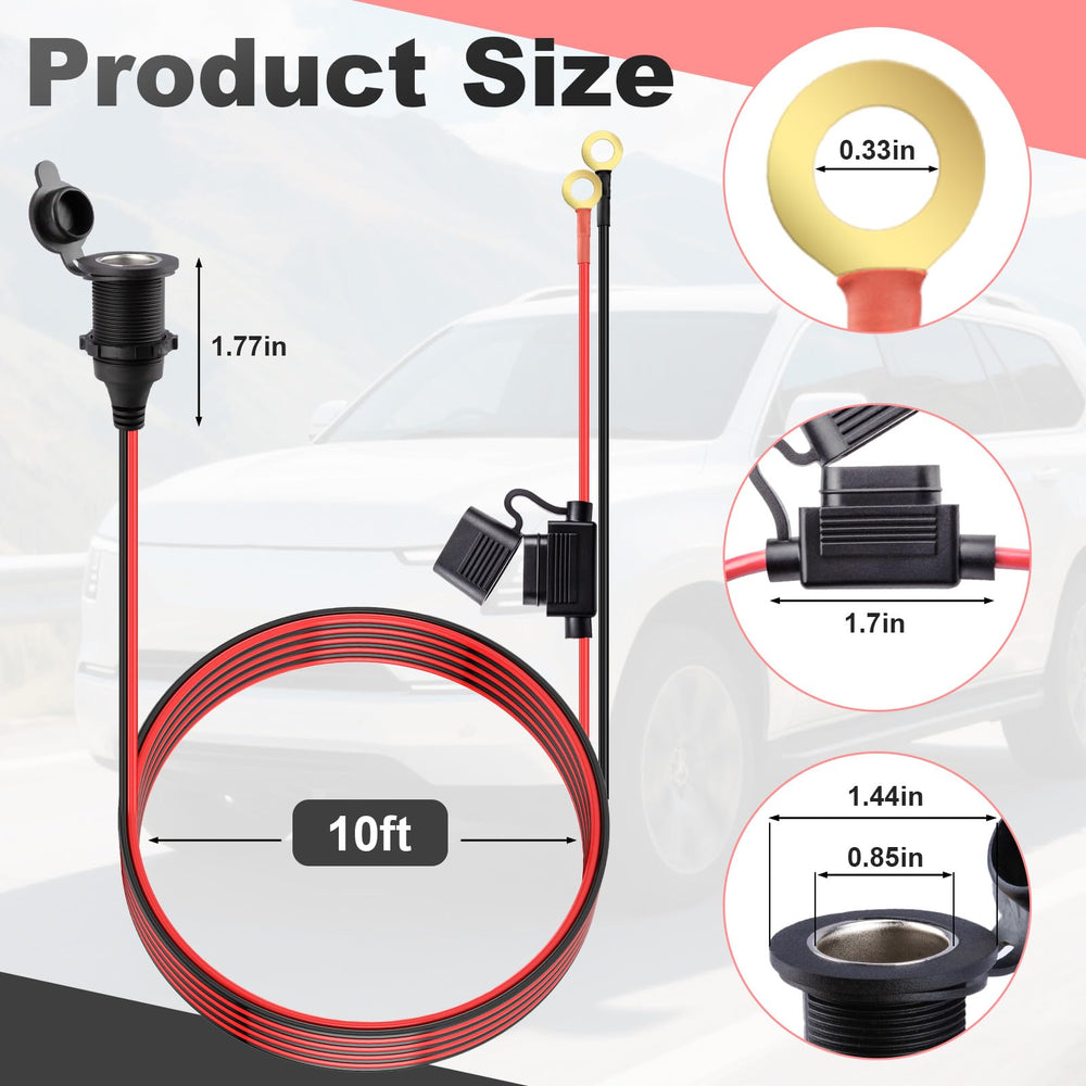 Sixzoo 12AWG copper wire ensures strong conductivity and durable power transmission.
