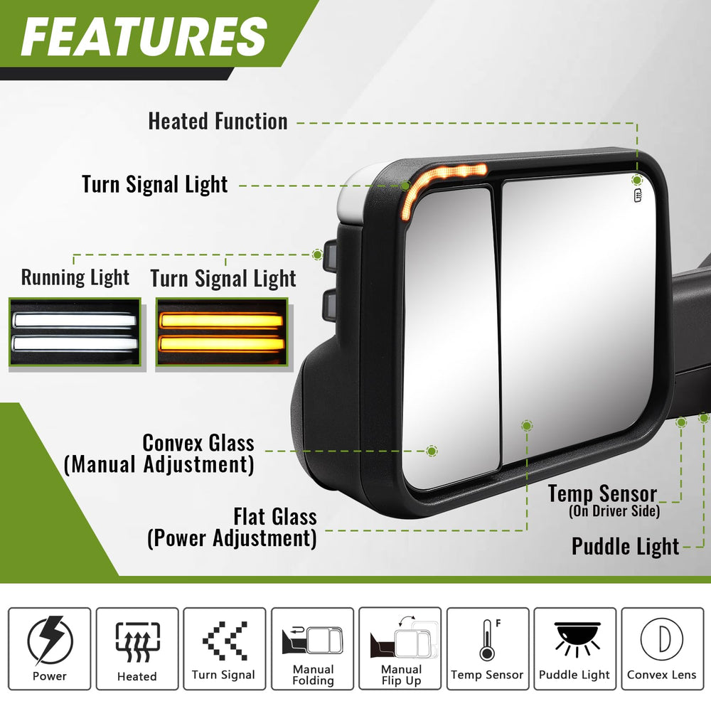 Siziom Switchback mirror for Ram Classic boosts awareness with dual glass