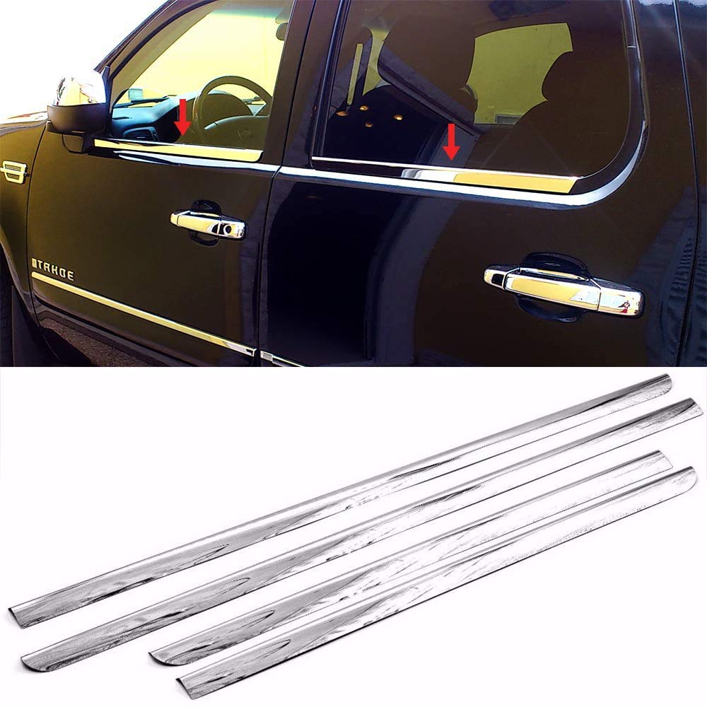 Sizver 304-grade stainless steel sill trim combines durability and shine for 2007-2013 models