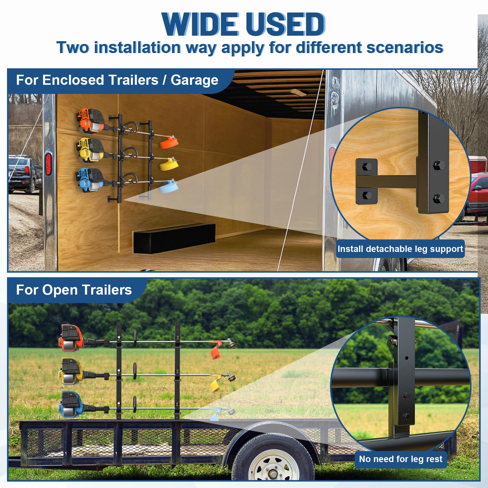 SJPULMO installation is flexible with concrete or wood wall mounting