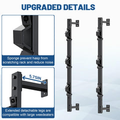 SJPULMO carbon steel rack offers rust resistance for long-lasting use