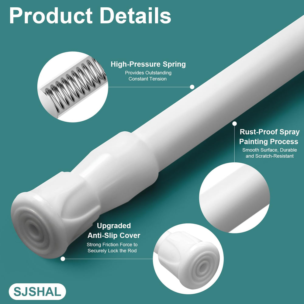 SJSHAL easy twist installation saves time and avoids drilling in RVs or campers.