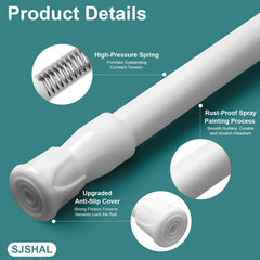 SJSHAL easy twist installation saves time and avoids drilling in RVs or campers.