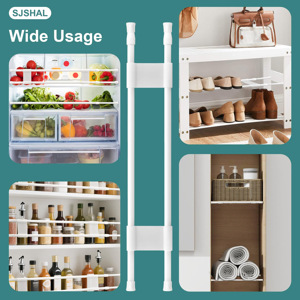 SJSHAL white finish blends with kitchen, RV, or camper interiors.