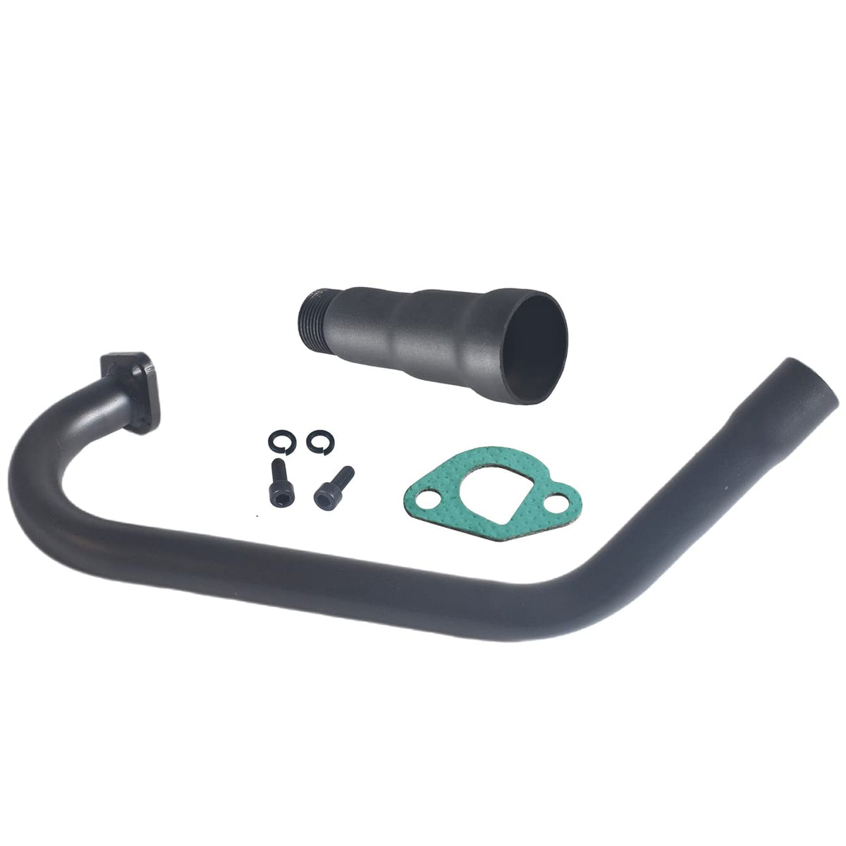 SJVLXHI 3-stage exhaust header pipe installed on Coleman CT200U for improved flow