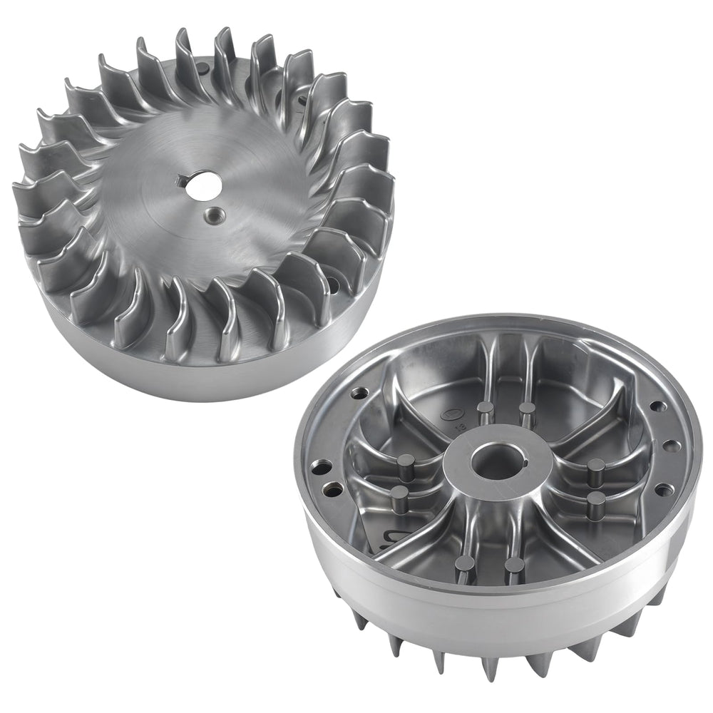 SJVLXHI flywheel center hub with threaded holes for easy mounting.