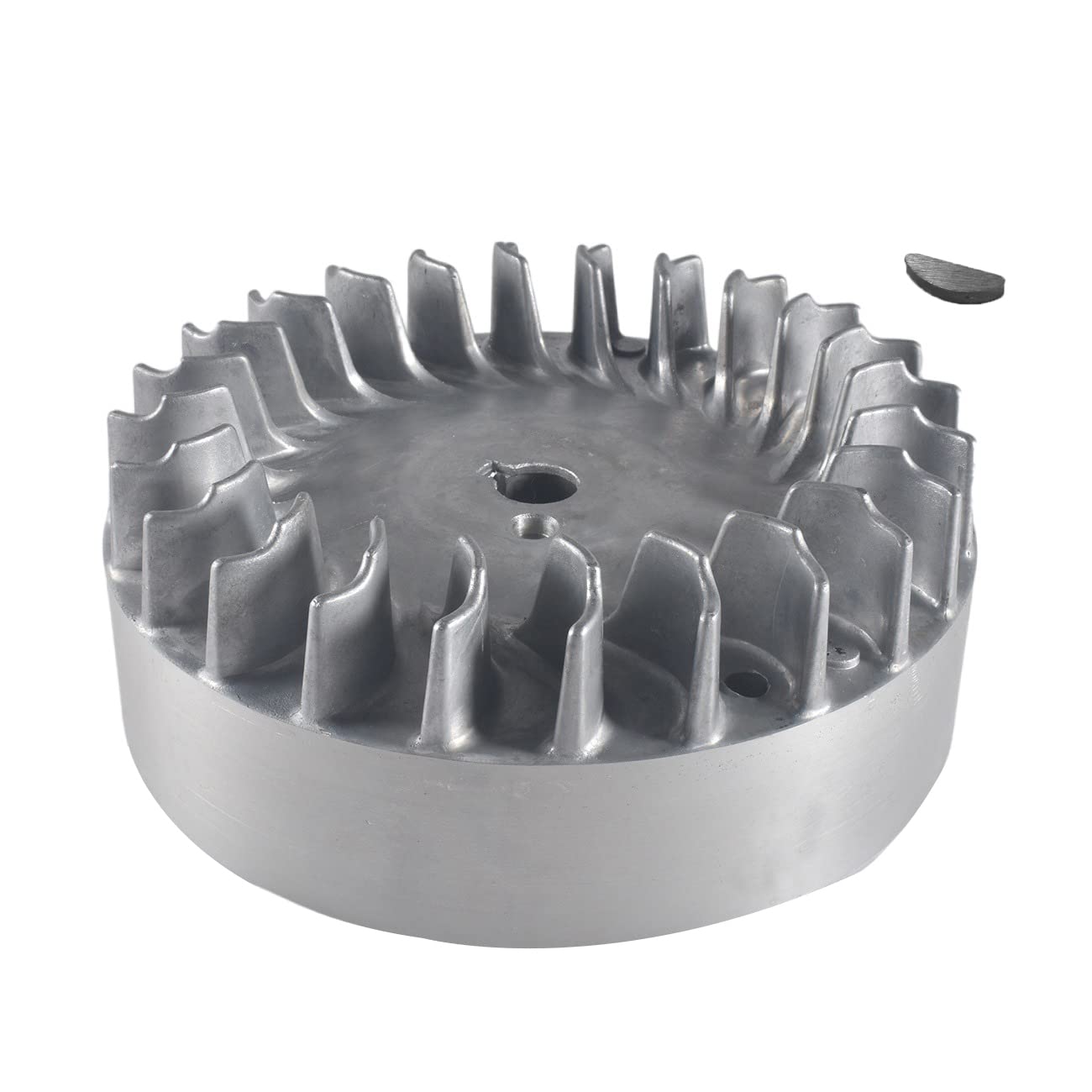 SJVLXHI aluminum flywheel for Predator 212 Hemi, top view showing precise balance for stable high RPM
