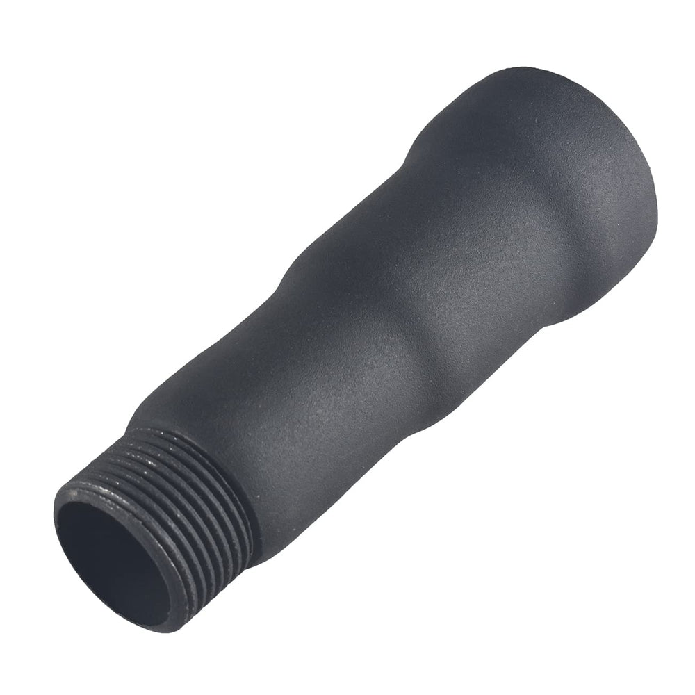 SJVLXHI black exhaust header pipe on workbench with durable finish
