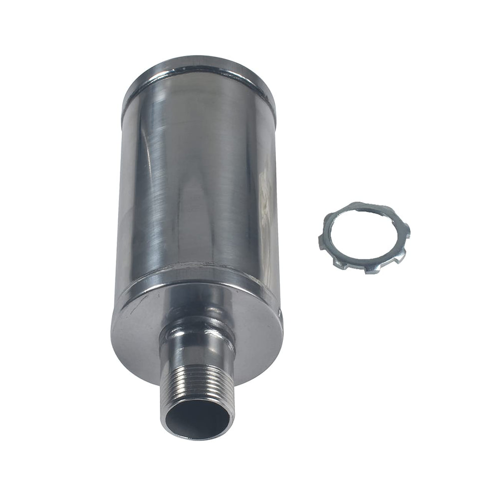 SJVLXHI exhaust muffler for Predator 196cc, angled view promoting smoother operation.