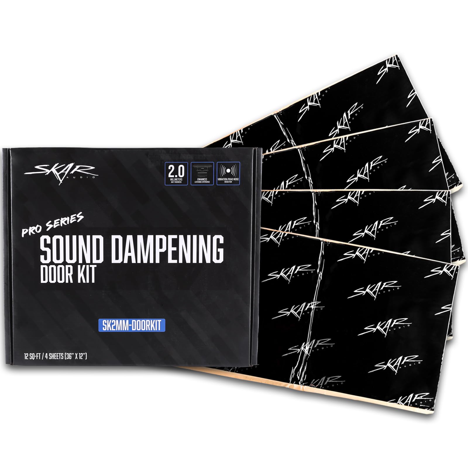 Skar Audio premium door kit sheet 12x36 with aluminum outer layer for noise reduction