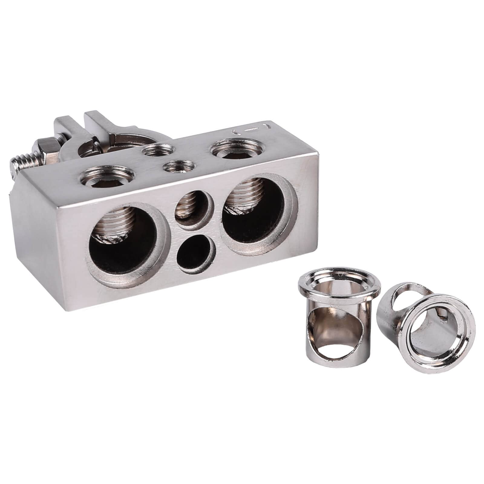 Skar Audio zinc alloy construction supports high current flow.