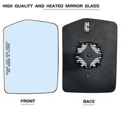 SKARUMMER Ford F-150 passenger side convex heated mirror glass for wider view.