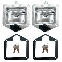SKARUMMER L8815 latch front view shows durable stainless steel for rugged toolbox use.