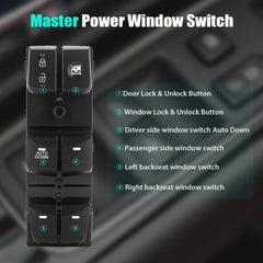 16-pin connector window switch for seamless Elantra fit