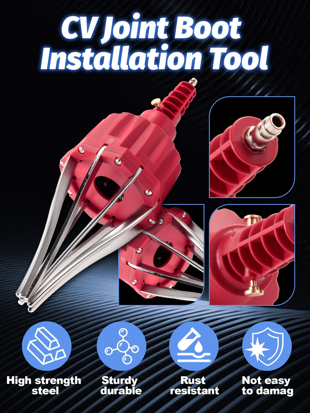 SKCOAUTO air adapter replaceable to fit different setups