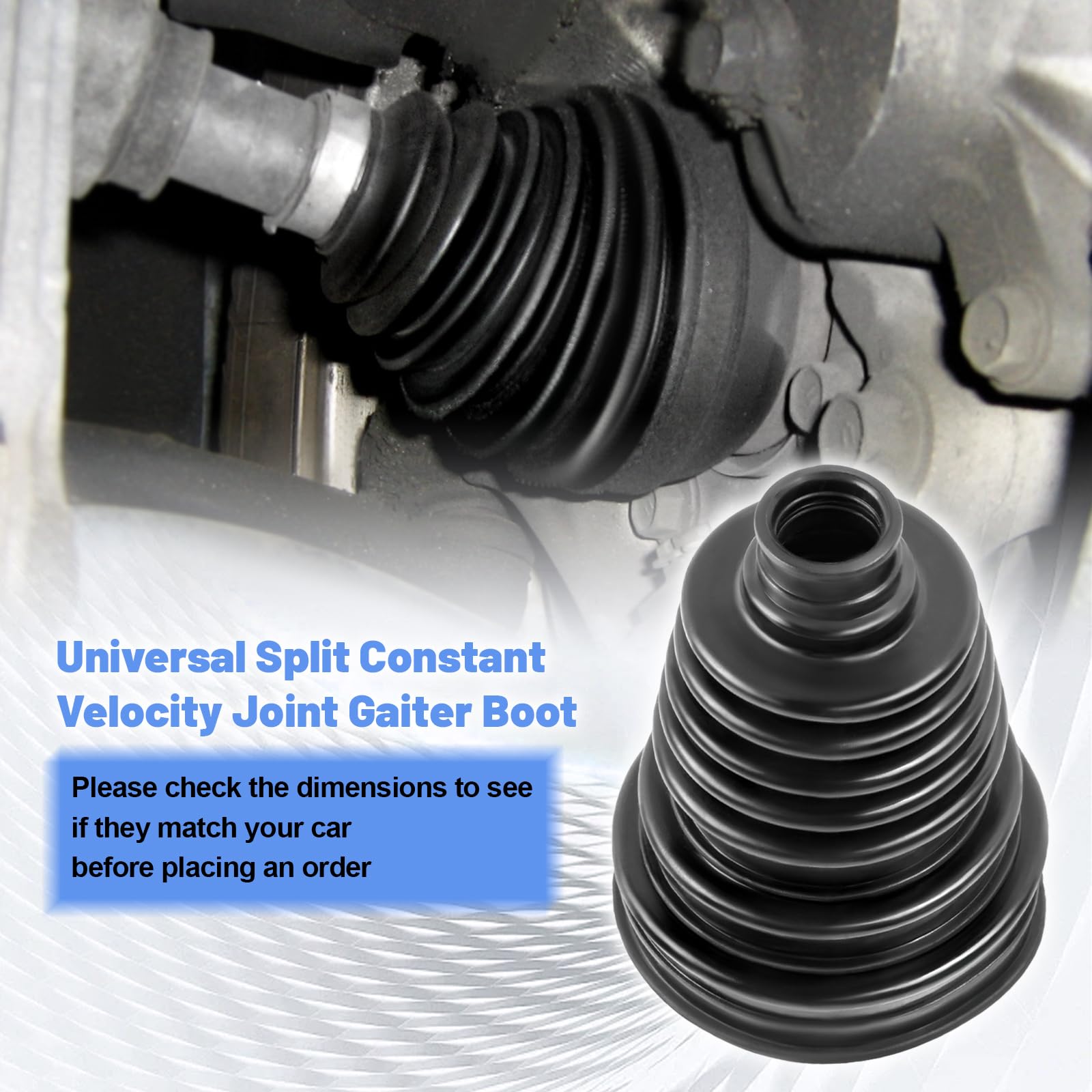SKCOAUTO CV boot protects joints from dust and water.