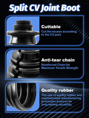 SKCOAUTO CVS18 cut-to-size feature demonstrates shaft compatibility.