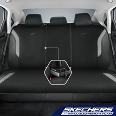 Skechers air-cool mesh fabric closeup highlights breathable surface