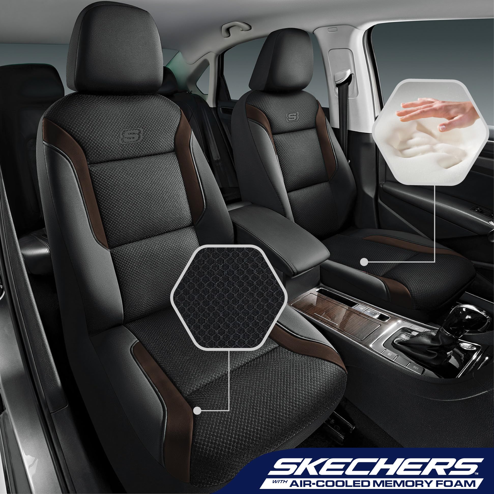 Skechers air cool mesh top layer keeps you cool on long drives