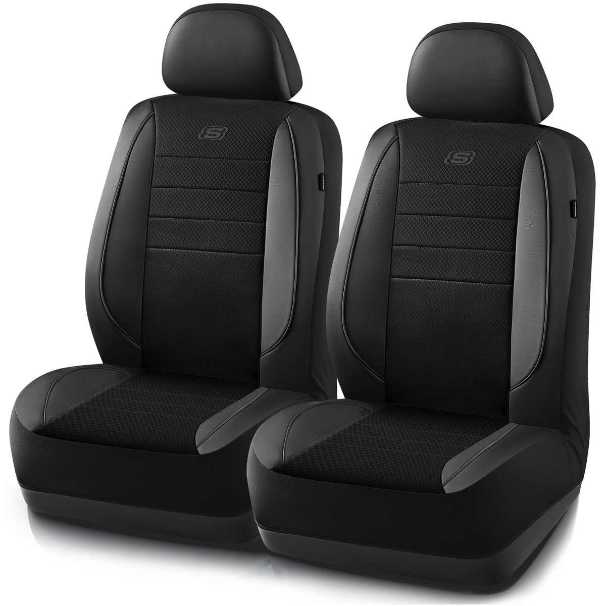 Skechers air-cooled memory foam seat cover front left with breathable mesh for cooling comfort