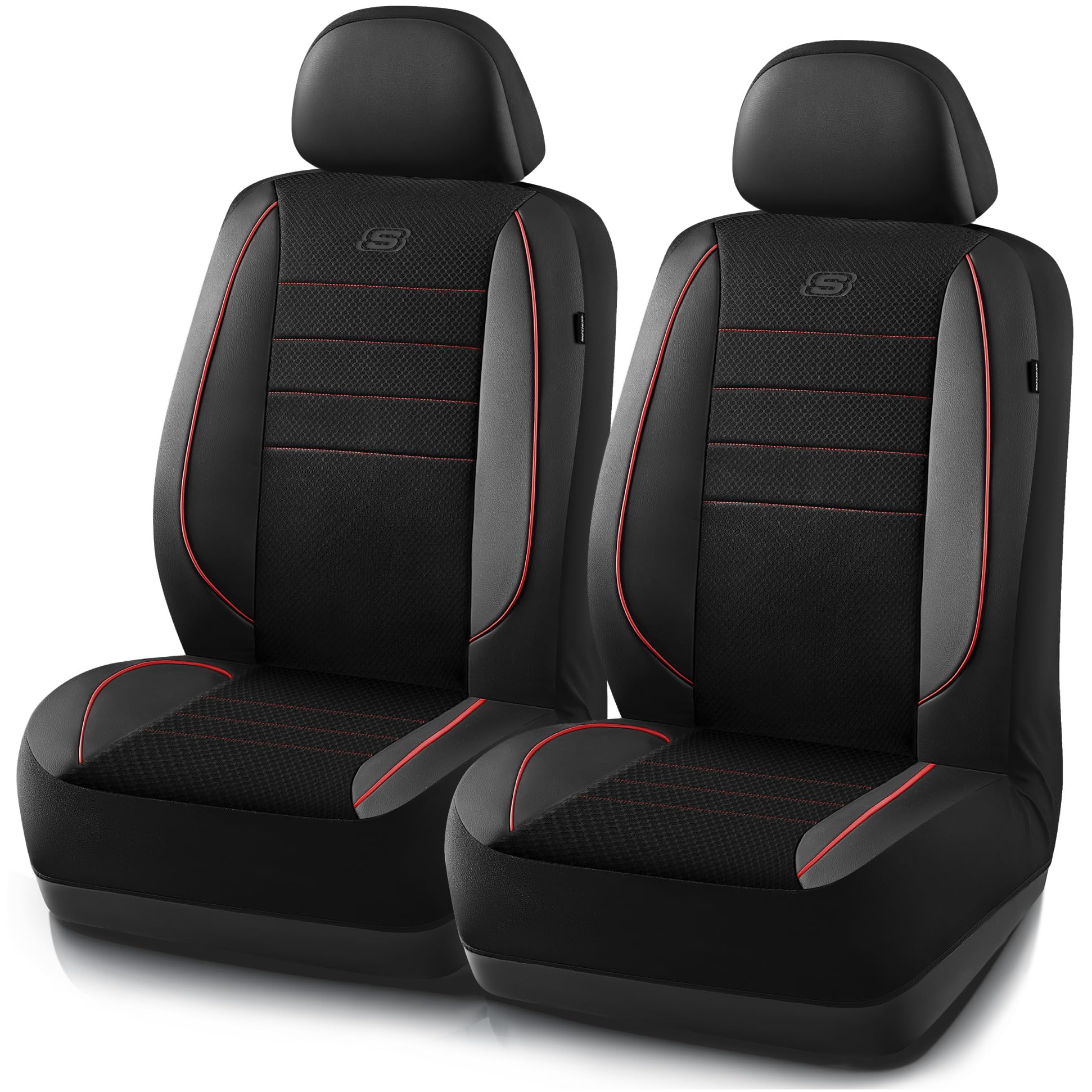 Skechers air-cooled memory foam seat cover on a front seat for cooling comfort