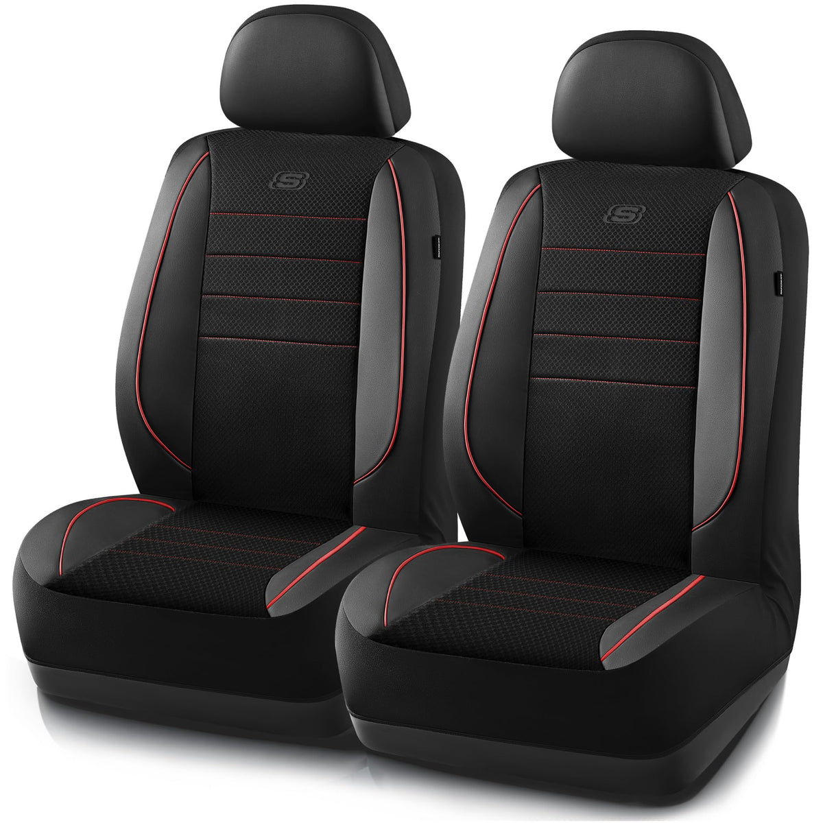 Skechers air-cooled memory foam seat cover on a front seat for cooling comfort